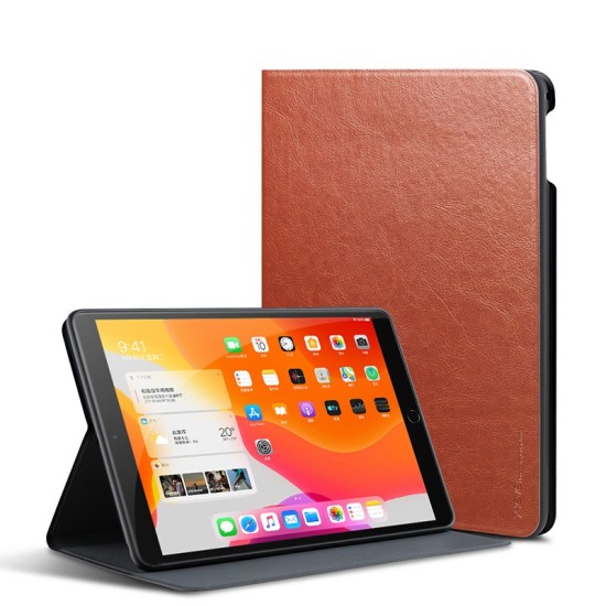 Samsung Galaxy Tab A8 10.5 (2021) atverčiamas dėklas X-Level, rudas