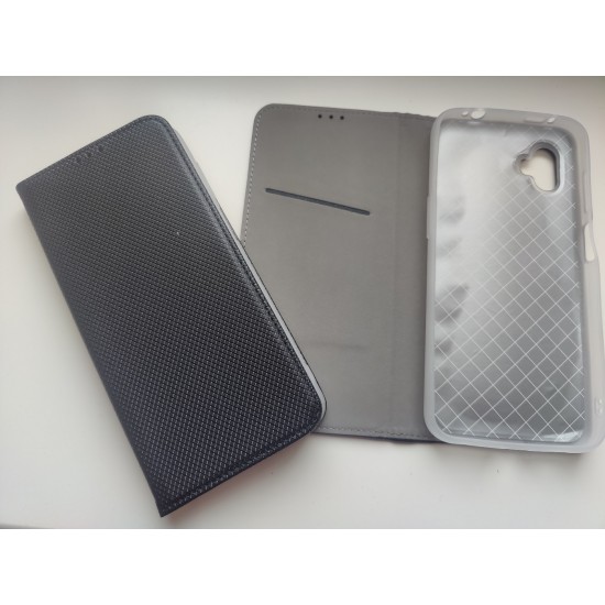 Samsung Galaxy Xcover6 Pro dėklas knygutė, juodas