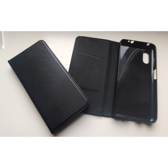 Samsung Galaxy Xcover Pro dėklas knygutė, juodas