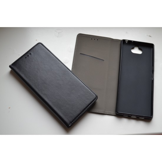Sony Xperia 10 Plus dėklas knygutė Magnetic, juodas