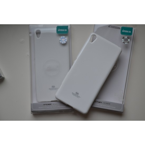 Sony Xperia XA dėklas Mercury Jelly Case, baltas