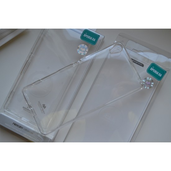 Sony Xperia XA dėklas Mercury Jelly Case, bespalvis