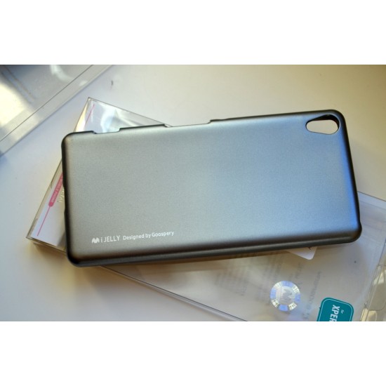 Sony Xperia XA dėklas Mercury I-Jelly Case, pilkas