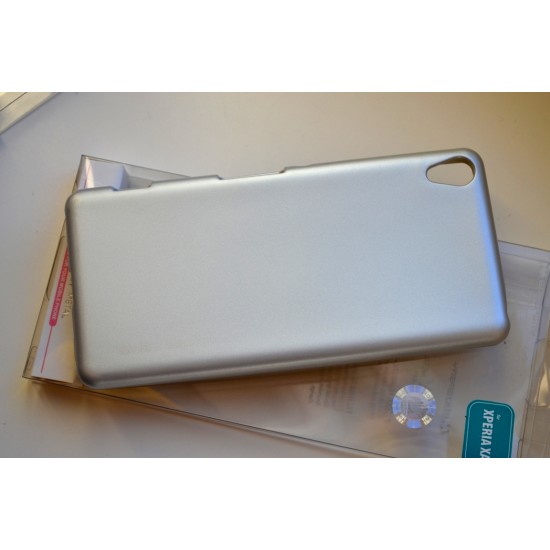 Sony Xperia XA dėklas Mercury I-Jelly Case, sidabrinis