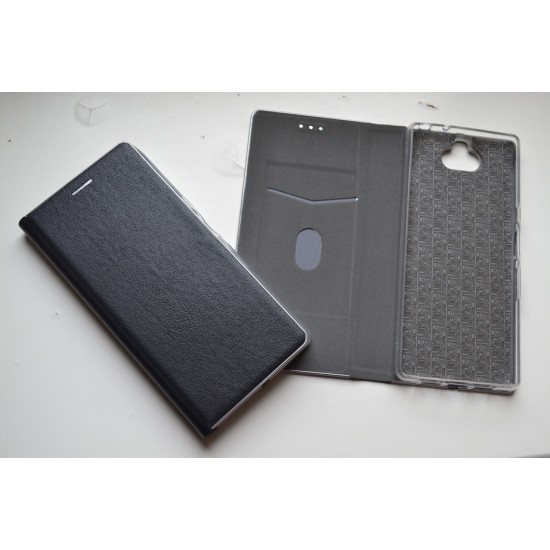 Sony Xperia 10 dėklas knygutė Vennus, juodas