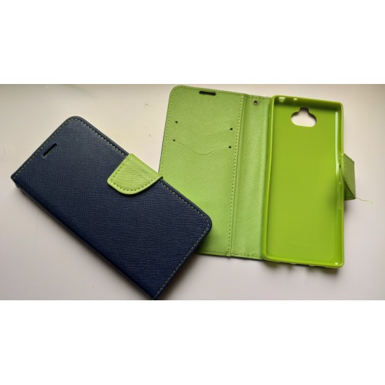 Sony Xperia 10 Plus dėklas knygutė Fancy, navy