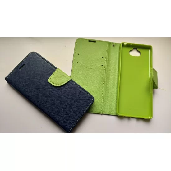 Sony Xperia 10 Plus dėklas knygutė Fancy, navy