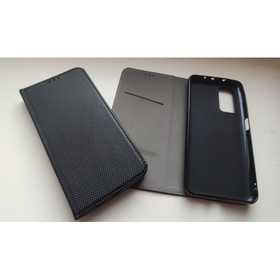 Xiaomi Mi 10T / 10T Pro dėklas knygutė Magnet Book, juodas