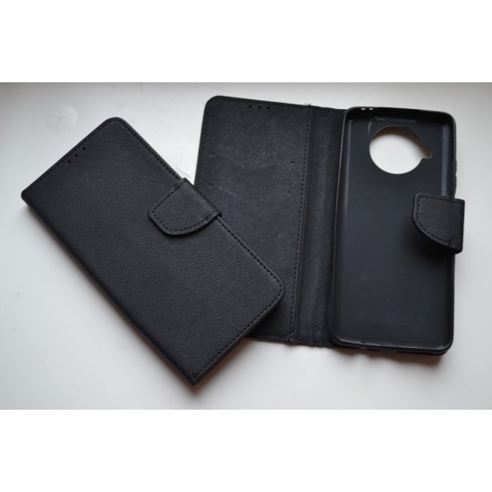 Xiaomi Mi 10T Lite dėklas knygutė Fancy, juodas