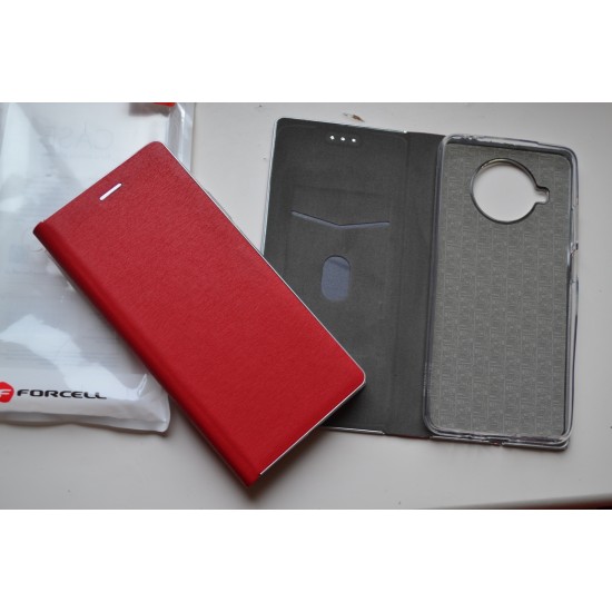 Xiaomi Mi 10T Lite dėklas knygutė Luna, raudonas