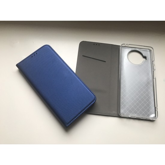 Xiaomi Mi 10T Lite dėklas knygutė Magnet Book, mėlynas