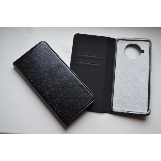 Xiaomi Mi 10T Lite dėklas knygutė Shine, juodas