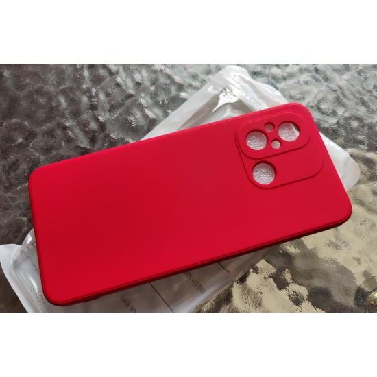 Xiaomi Redmi 12C dėklas nugarėlė, matinis raudonas