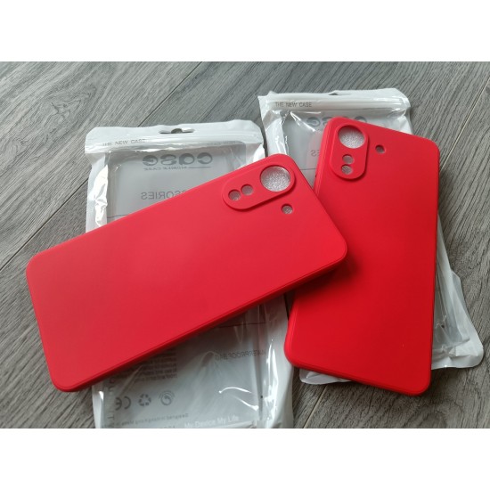 Xiaomi Redmi 13C 4G dėklas nugarėlė, matinis raudonas