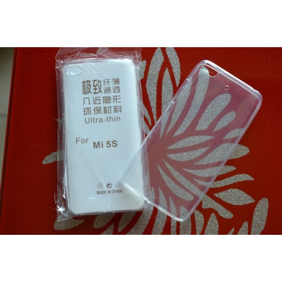 Xiaomi Mi 5s silikoninis dėklas Ultra Slim, bespalvis