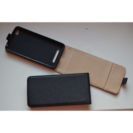 Xiaomi Redmi 4A atverčiamas dėklas Flexi, juodas