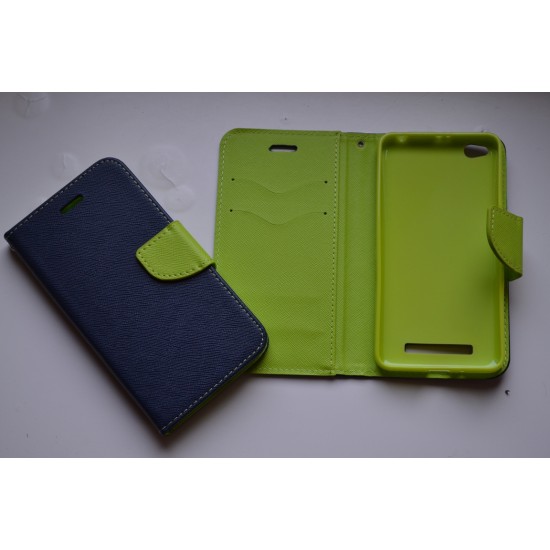 Xiaomi Redmi 4A dėklas knygutė Fancy, navy