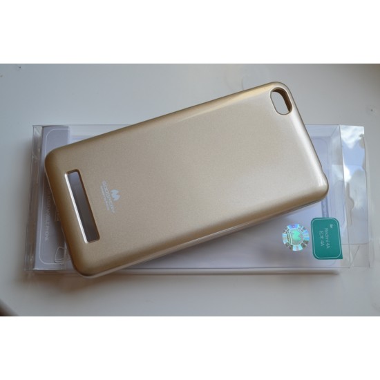 Xiaomi Redmi 4A silikoninis dėklas Goospery Jelly, gold