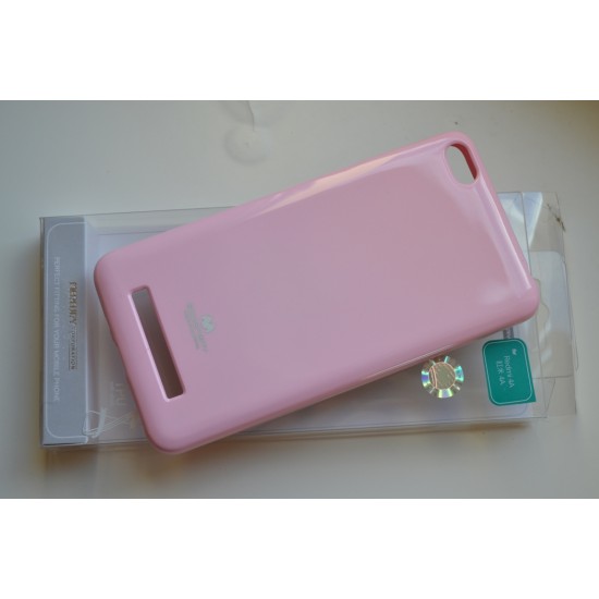 Xiaomi Redmi 4A silikoninis dėklas Goospery Jelly, light pink