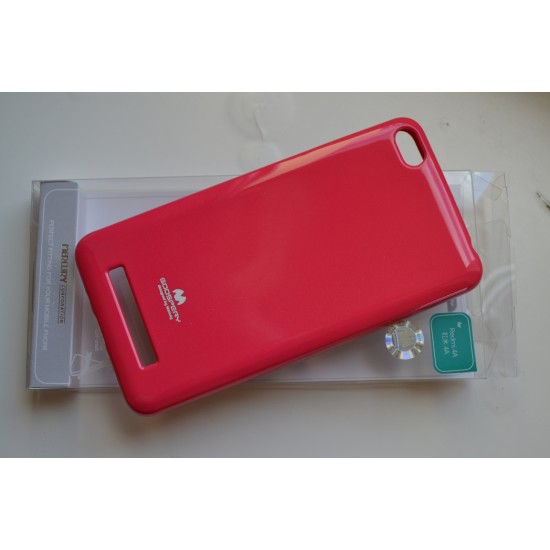 Xiaomi Redmi 4A silikoninis dėklas Goospery Jelly, pink