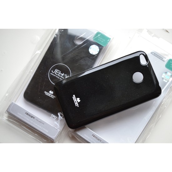 Xiaomi Redmi 4X silikoninis dėklas Goospery Jelly, black