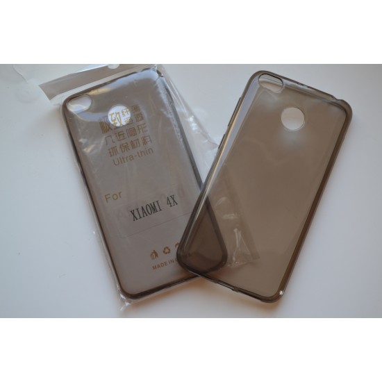 Xiaomi Redmi 4X silikoninis dėklas Ultra Slim, pilkas