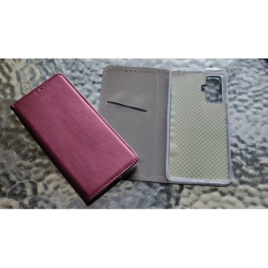 Xiaomi Poco F4 GT dėklas knygutė Magnetic, bordo