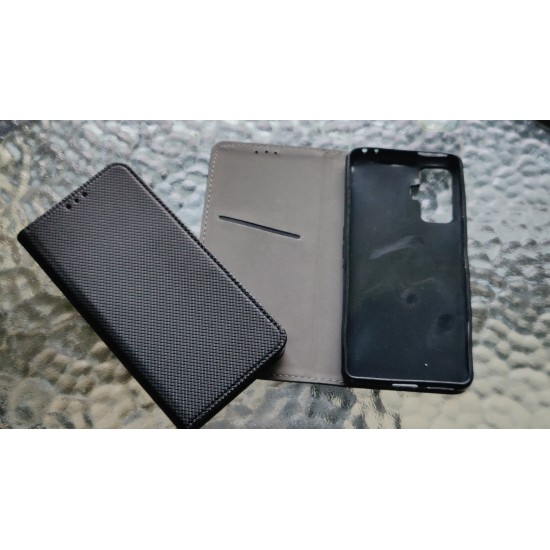 Xiaomi Poco F4 GT dėklas knygutė, juodas