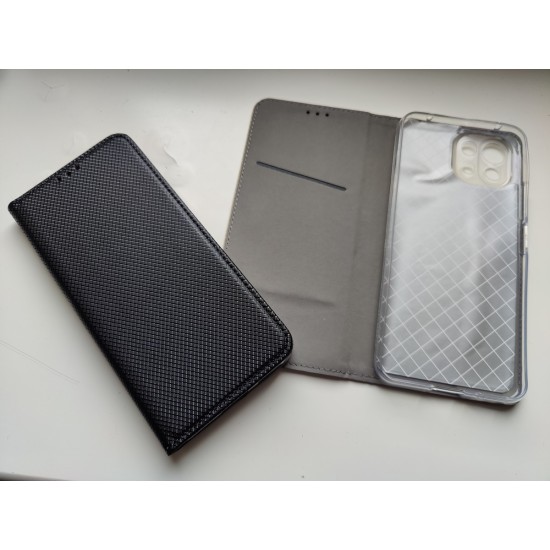 Xiaomi Mi 11 Lite 5G dėklas knygutė Magnet Book, juodas