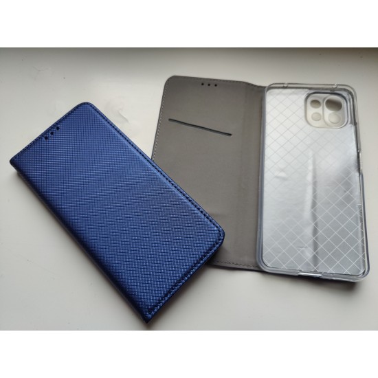 Xiaomi Mi 11 Lite 5G dėklas knygutė Magnet Book, mėlynas