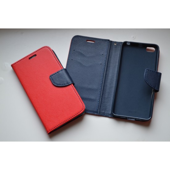 Xiaomi Mi 5 atverčiamas dėklas knygutė Fancy, raudonas