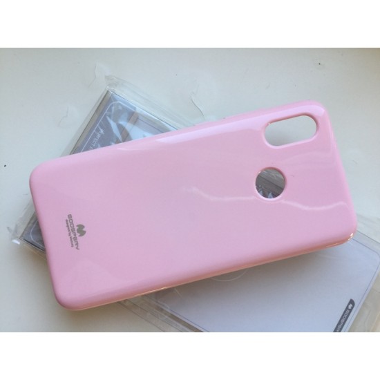 Xiaomi Mi 8 silikoninis dėklas Mercury Jelly Case, pink