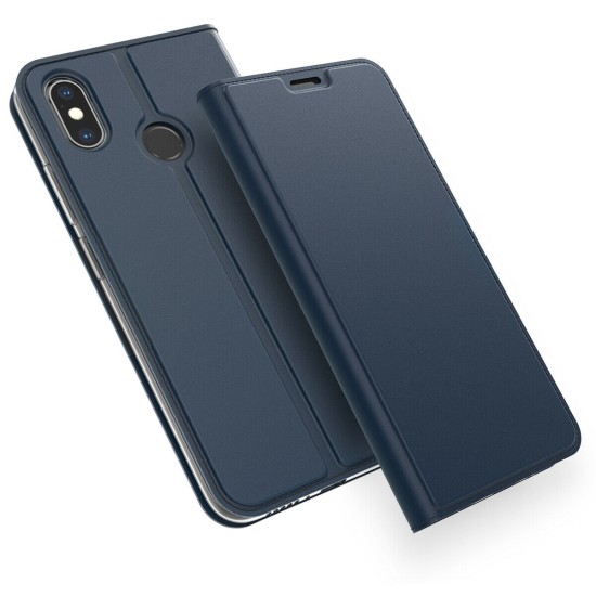 Xiaomi Mi 8 SE dėklas knygutė Elegance, mėlynas
