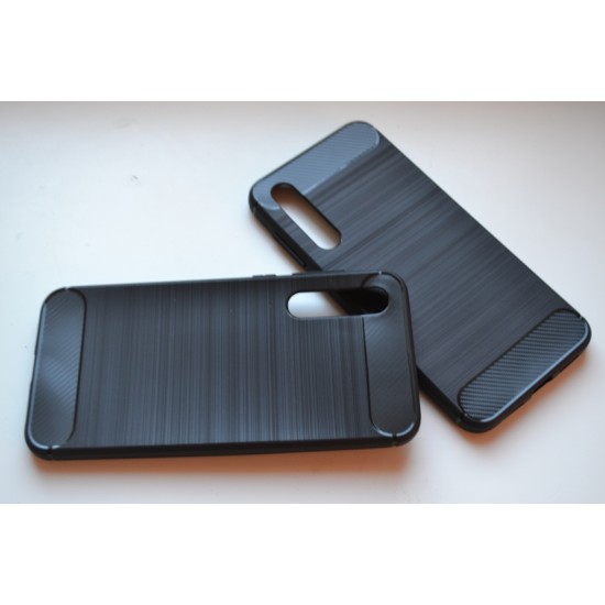 Xiaomi Mi 9 SE silikoninis dėklas Carbon Style, juodas
