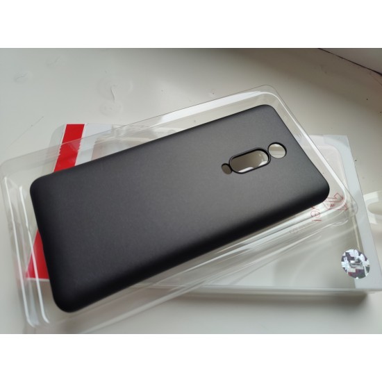 Xiaomi Mi 9T / Mi 9T Pro silikoninis dėklas X-Level, juodas