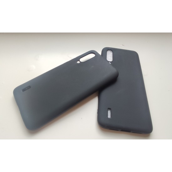 Xiaomi Mi 9 Lite plonas silikoninis dėklas, matinis juodas