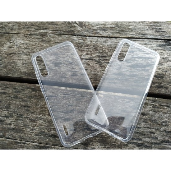 Xiaomi Mi 9 Lite silikoninis dėklas, skaidrus bespalvis