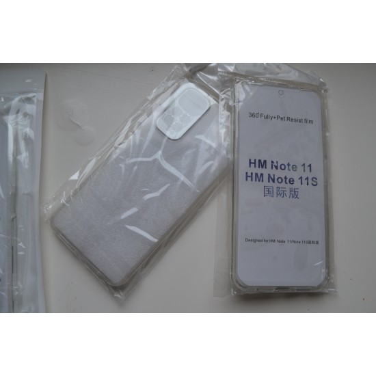 Xiaomi Redmi Note 11 / Note 11S surenkamas abipusis dėklas, 360