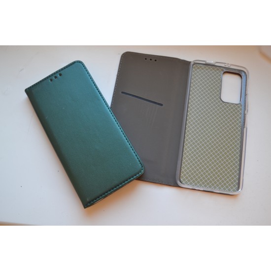 Xiaomi Redmi Note 12 5G / Poco X5 5G dėklas knygutė Magnetic, žalias