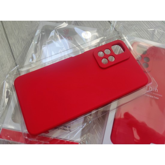 Xiaomi Redmi Note 11 Pro 5G / Pro+ 5G dėklas nugarėlė X-Level Thin, raudonas