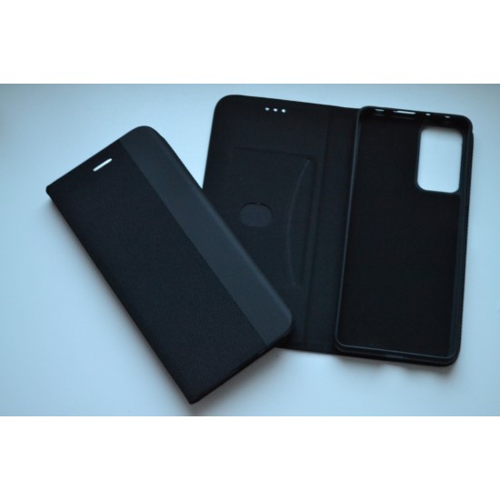 Xiaomi Redmi Note 11 Pro 5G / Pro+ 5G dėklas knygutė Senso, juodas
