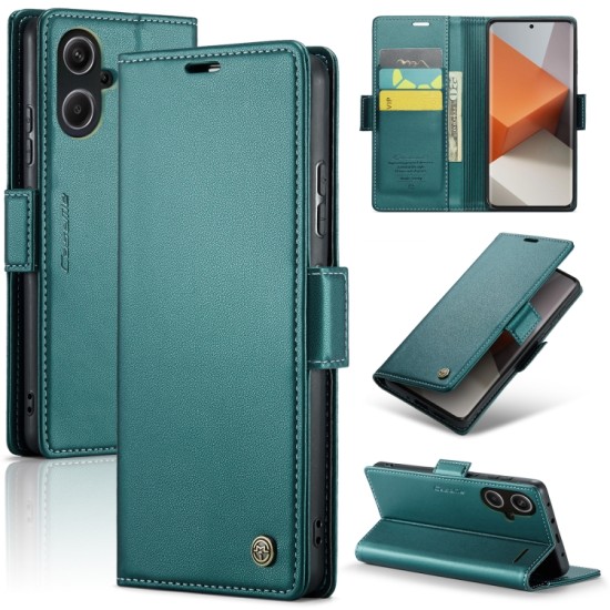Xiaomi Redmi Note 13 Pro+ Plus 5G dėklas knygutė CaseMe, žalias