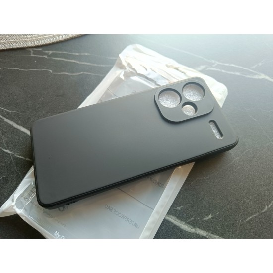 Xiaomi Redmi Note 13 Pro+ Plus 5G dėklas nugaerėlė, matinis juodas
