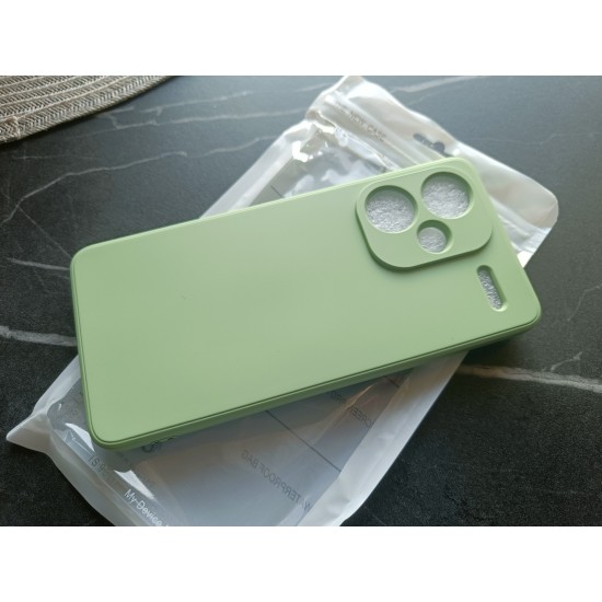 Xiaomi Redmi Note 13 Pro+ Plus 5G dėklas nugaerėlė, matinis žalsvas