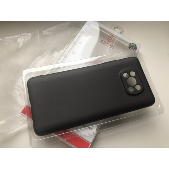 Xiaomi Poco X3 / X3 Pro dėklas X-Level, juodas