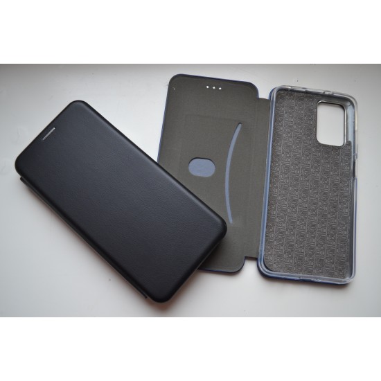 Xiaomi Redmi 10 dėklas knygutė Elegance, juodas