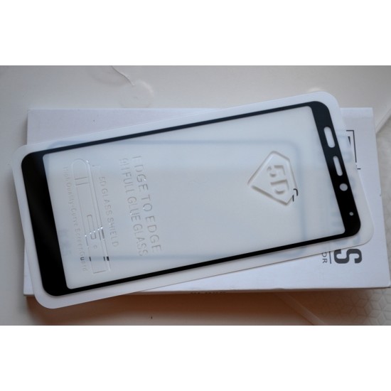 Xiaomi Redmi 5 apsauginis ekrano stiklas 5D, juodas