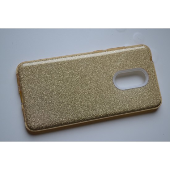 Xiaomi Redmi 5 Plus silikoninis dėklas Bling, gold
