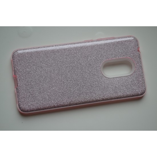 Xiaomi Redmi 5 Plus silikoninis dėklas Bling, pink