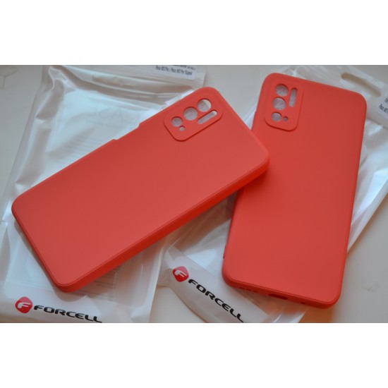 Xiaomi Redmi Note 10 5G / Poco M3 Pro 5G silikoninis dėklas, matinis raudonas